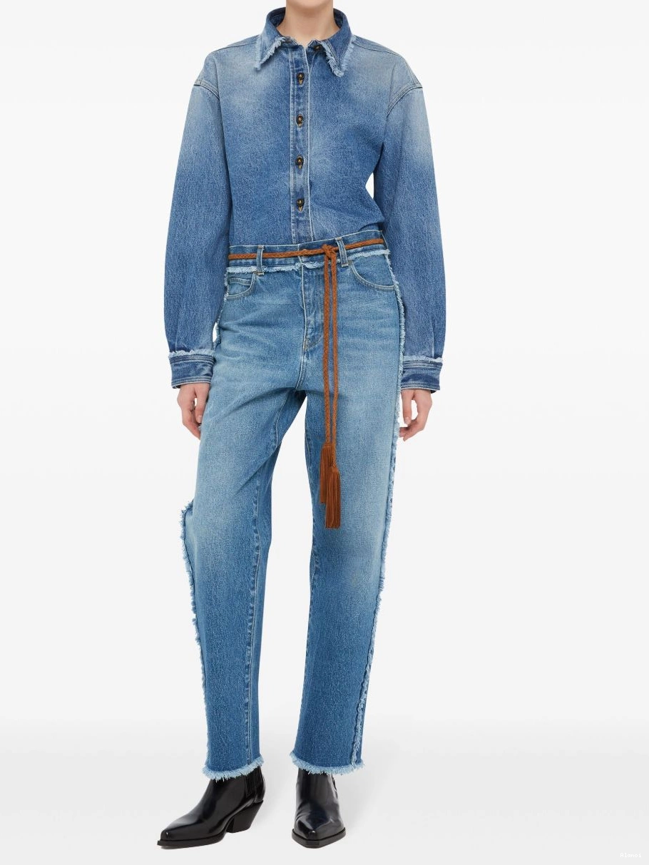 Affordable jeans straight Women Alanui fringed 0807